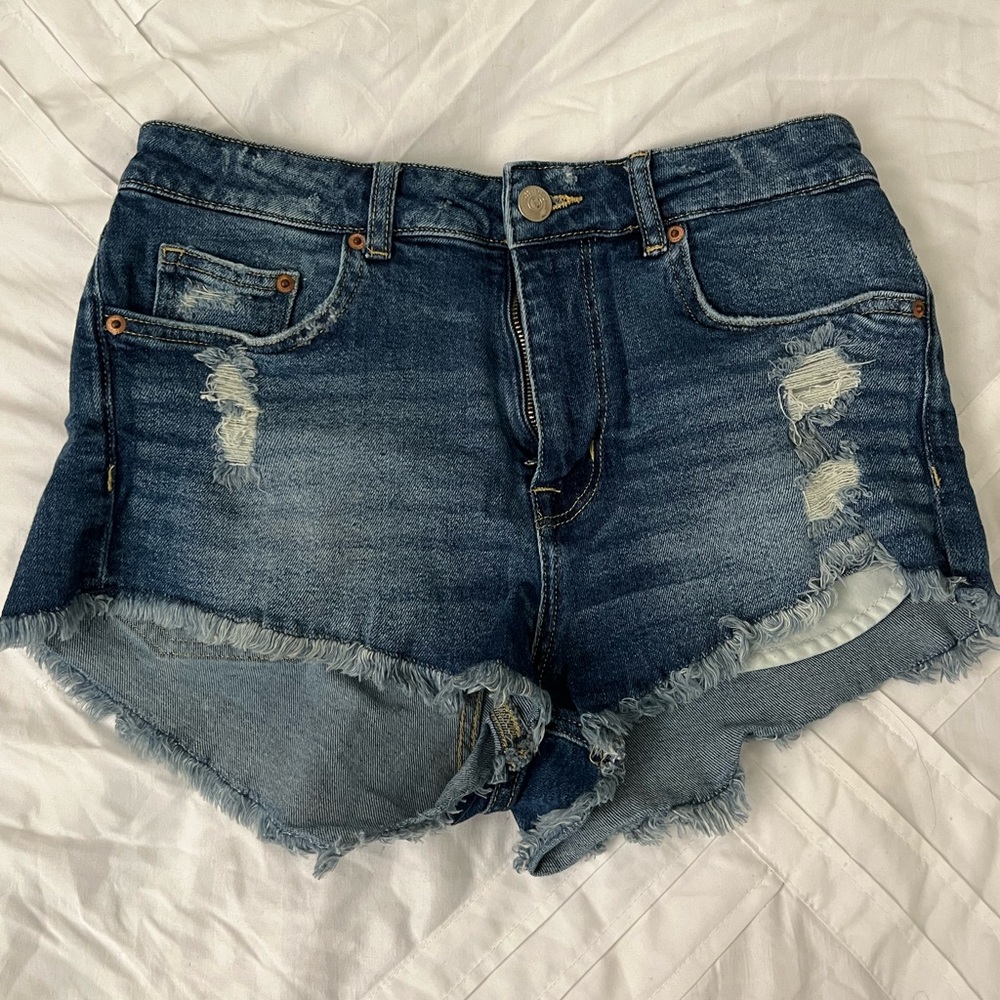 High waisted Jean shorts